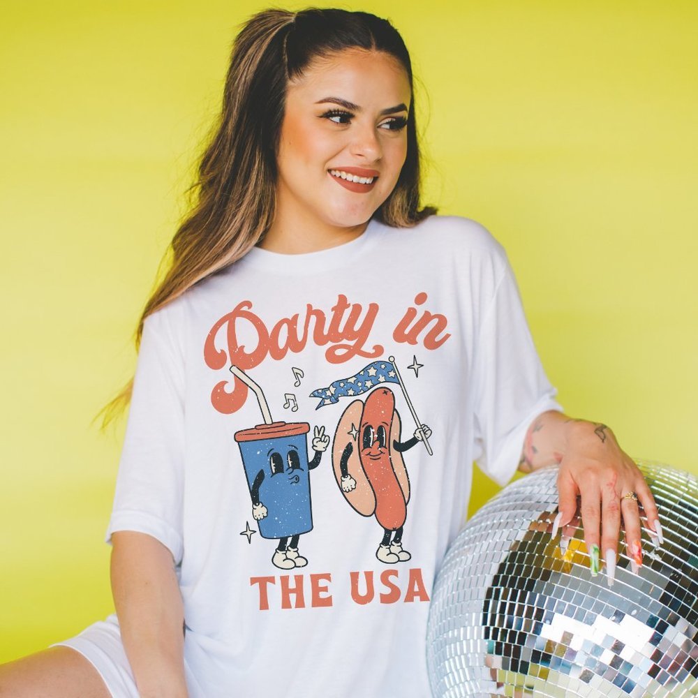 Fourth of July Party in the USA t shirt